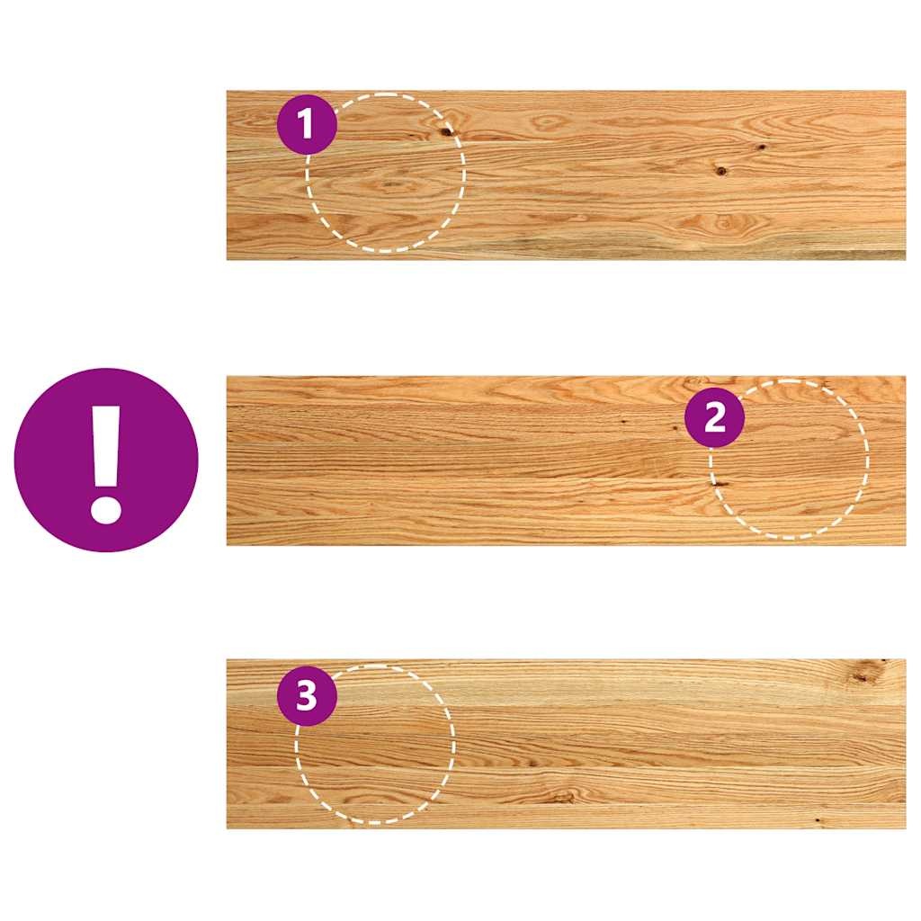 vidaXL Vensterbanken Massief Eikenhout - 2x 100x30cm (41% Korting!)