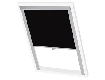 vidaXL Rolgordijn Verduisterend Zwart CK04 | 64% Korting