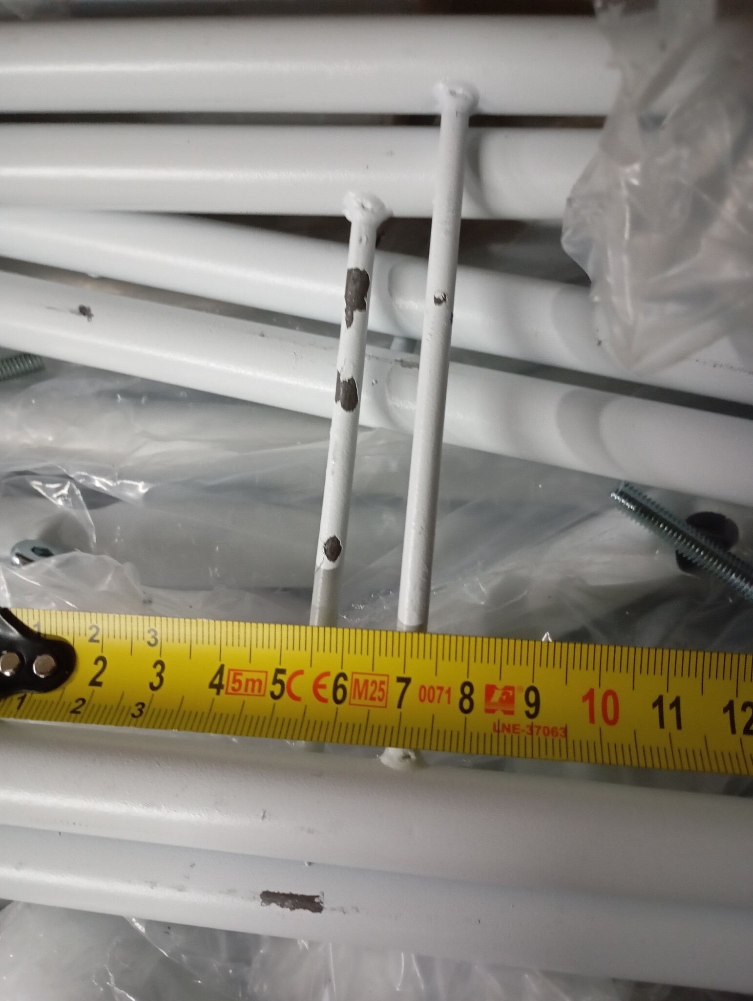 vidaXL Bedframe Metaal Wit 140x190 cm | Nu 76% Korting!