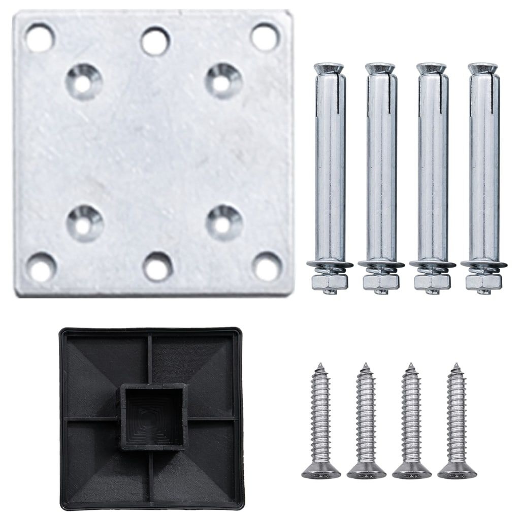 vidaXL Schuttingpaneel HKC Zwart - 42% Korting!