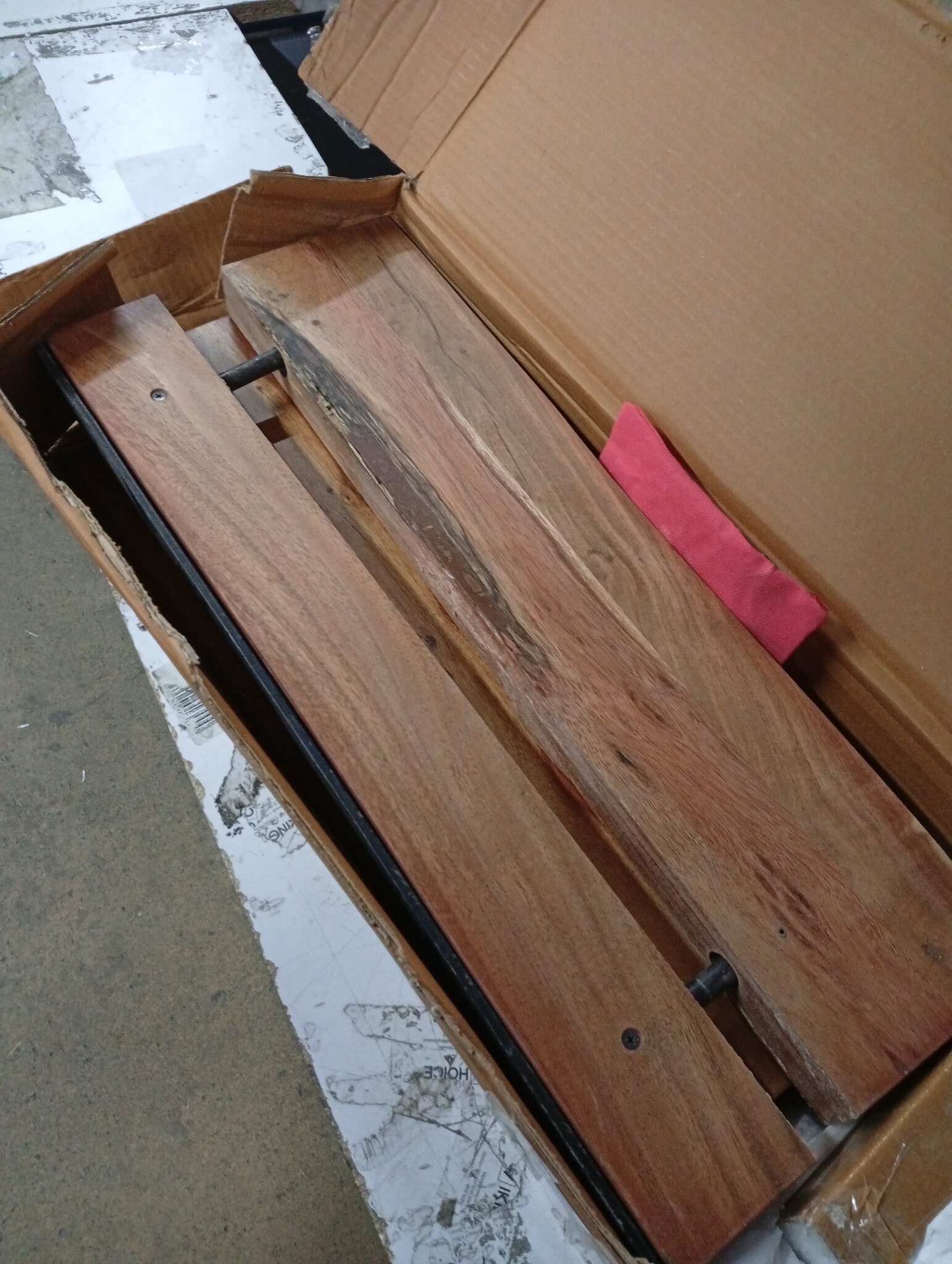 vidaXL Wandschappen Massief Acaciahout 2 st. 60x20x3,5 cm (64% korting)