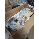 vidaXL Bedframe Kunstleer Wit 200x200 cm - 67% Korting!