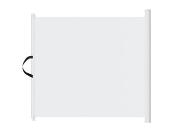 vidaXL Huisdierenhek Uittrekbaar 82.5x125 cm Wit - 64% Korting!