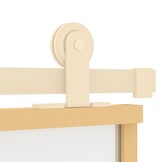 vidaXL Schuifdeur ESG-glas & Aluminium Goud - 52% Korting!