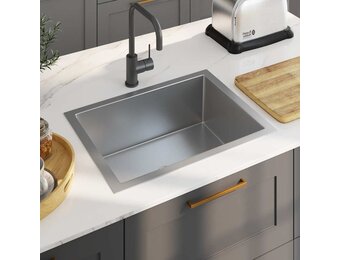 vidaXL Gootsteen RVS - 30% Korting! - Ongebruikt