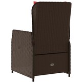 vidaXL Liggende Tuinstoelen 2x Bruin Polyrotan (54% Korting)