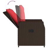 vidaXL Liggende Tuinstoelen 2x Bruin Polyrotan (54% Korting)