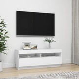 VidaXL TV-meubel Wit met LED - 100x35x40 cm | 64% Korting