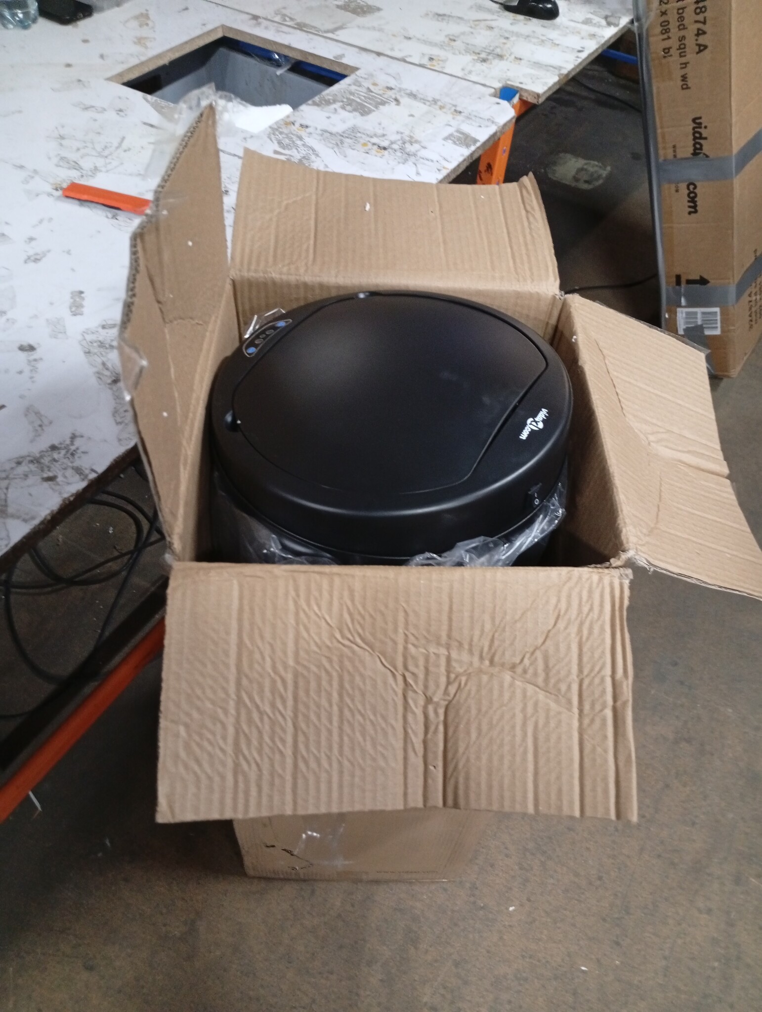 VidaXL Prullenbak Sensor 50L Zwart - 64% Korting