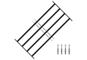 VidaXL Raam Rooster Zwart 115x60cm Gepoedercoat Staal - 53% Korting!