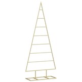 vidaXL Metalen Kerstboom Goud 125cm - Nu 73% Korting!