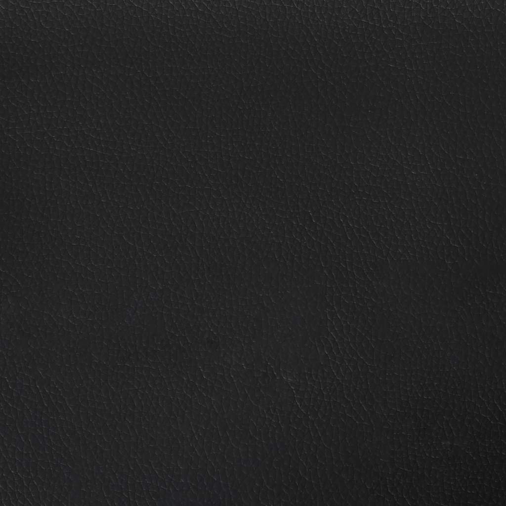 vidaXL Bedframe Kunstleer Zwart/Wit 140x200 cm - 41% Korting