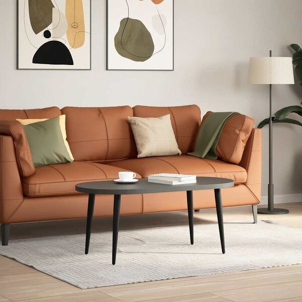 vidaXL Salontafelpoten Staal Zwart 30-31cm (4st) - Nu 59% Korting!