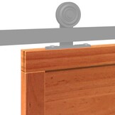 vidaXL Schuifdeur Massief Grenenhout Wasbruin - 60% Korting!