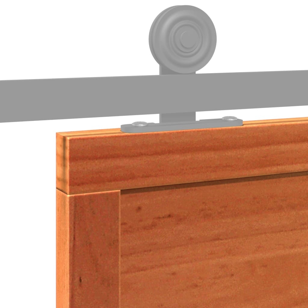 vidaXL Schuifdeur Massief Grenenhout Wasbruin - 60% Korting!