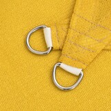 vidaXL Zonnezeil Geel 4x7m HDPE - 46% Korting!