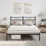 vidaXL Bedframe 150x200 cm - Hout Sonoma Eiken | 59% Korting