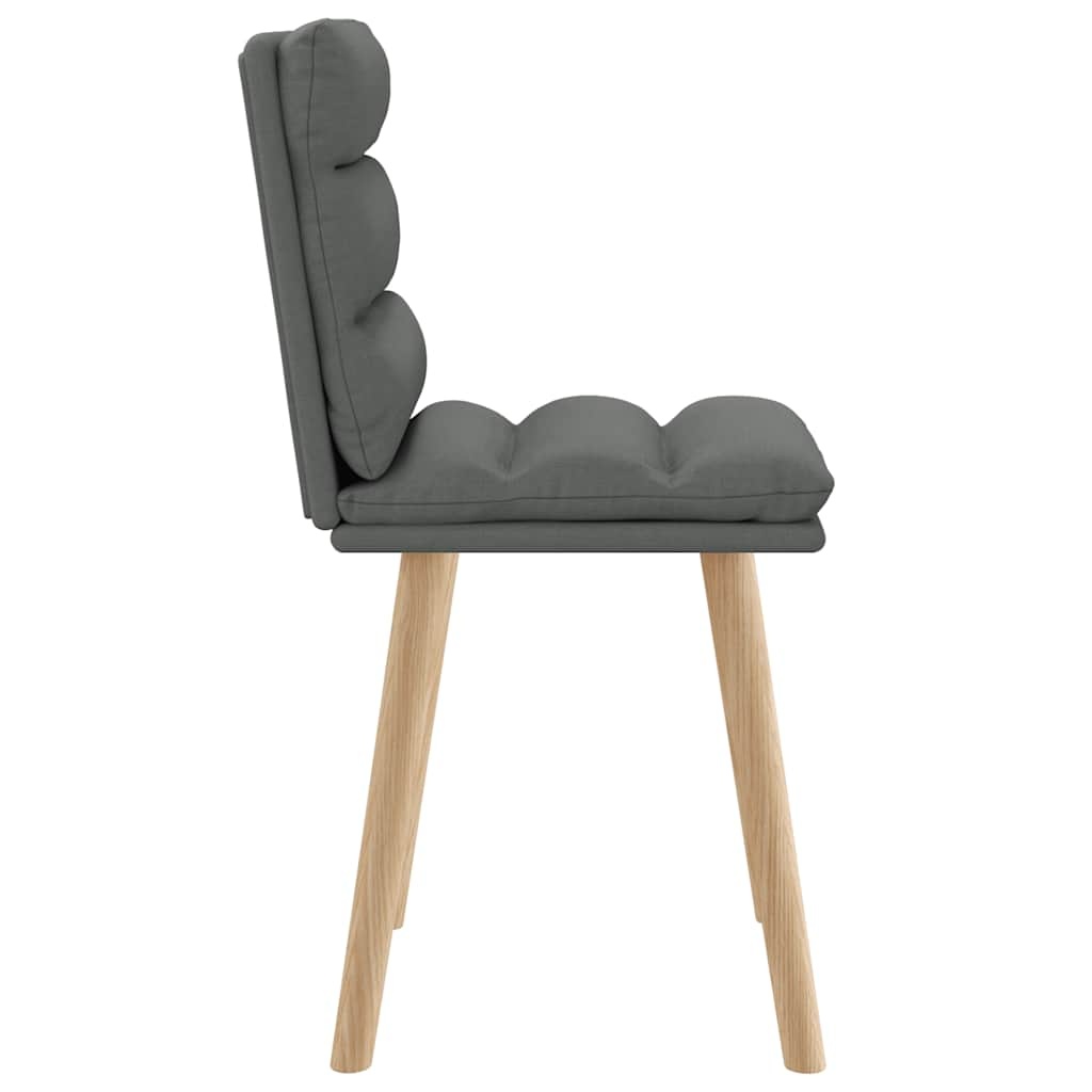 vidaXL Eetkamerstoelen 2 st. Donkergrijs - 35% Korting