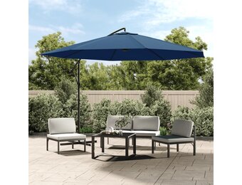 vidaXL Zweefparasol 350cm Blauw - 41% Korting!