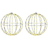 vidaXL Kerstbal met 192 LED - Warmwit (40 cm) - 42% Korting!