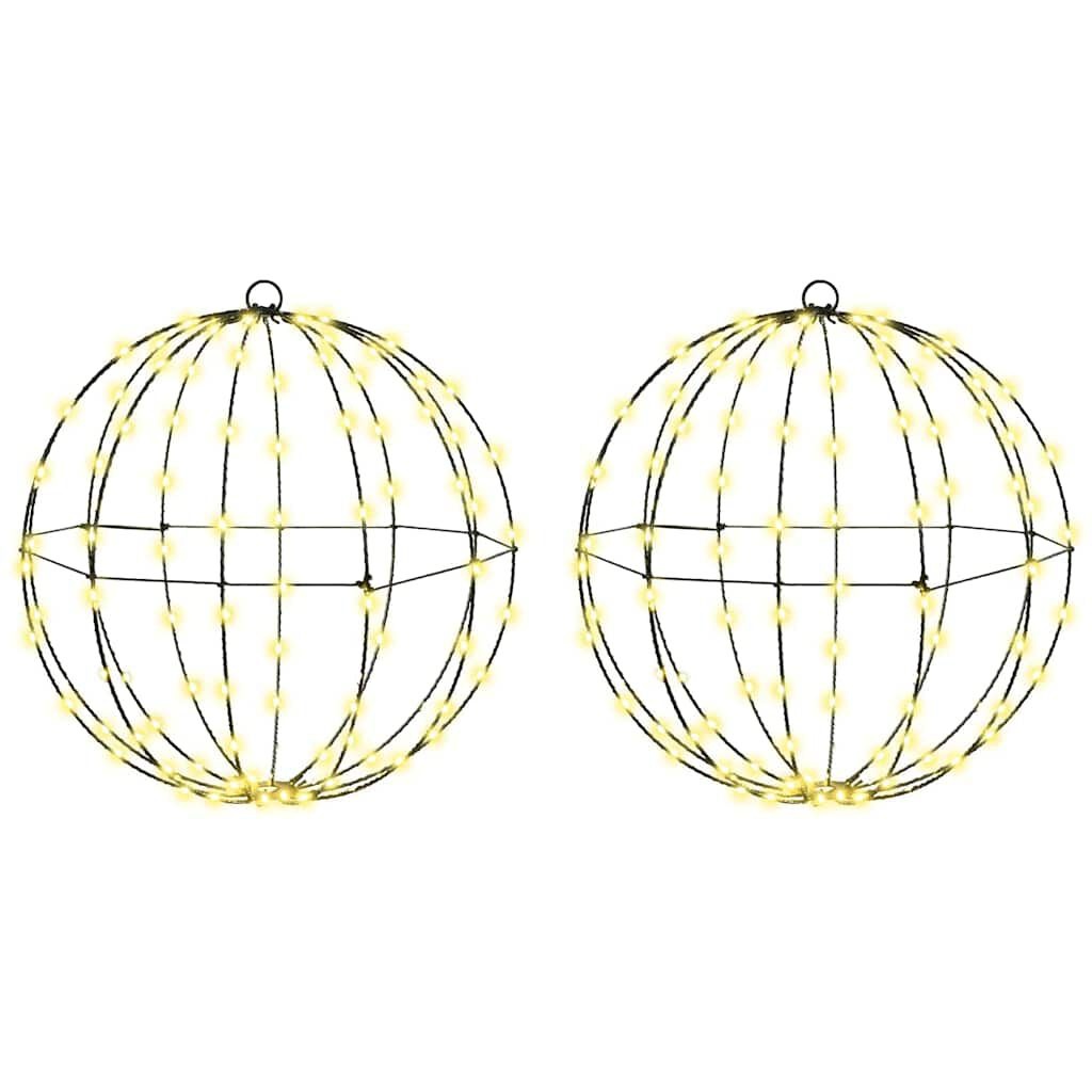 vidaXL Kerstbal met 192 LED - Warmwit (40 cm) - 42% Korting!