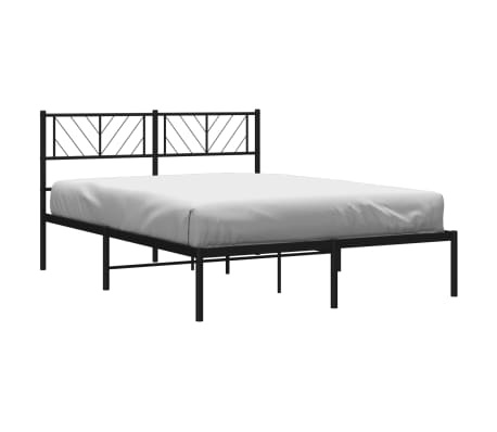 VidaXL Bedframe Metaal Zwart 120x200 cm - 64% Korting