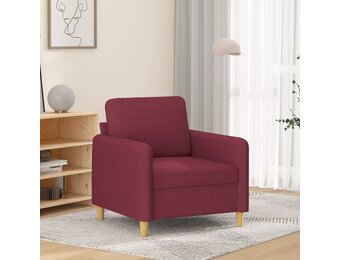vidaXL Fauteuil 60 cm stof wijnrood - 47% Korting