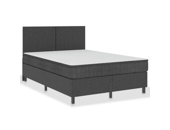 vidaXL Boxspringframe Grijs 140x200 cm - 60% Korting