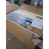 vidaXL Boxspringframe Grijs 140x200 cm - 60% Korting