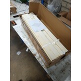 vidaXL Bedframe Grenenhout Wit 200x200cm - Nu 60% Korting!