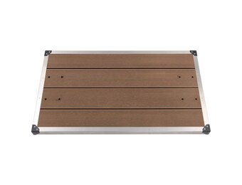 vidaXL Buitendouchebak HKC Roestvrij Staal Bruin - 52% Korting!