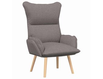 VidaXL Ontspanningsstoel Taupe - 47% Korting! (Geretourneerd)