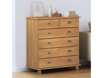 vidaXL Ladekast ASKIM Bruin (42% Korting!) - Massief Grenenhout