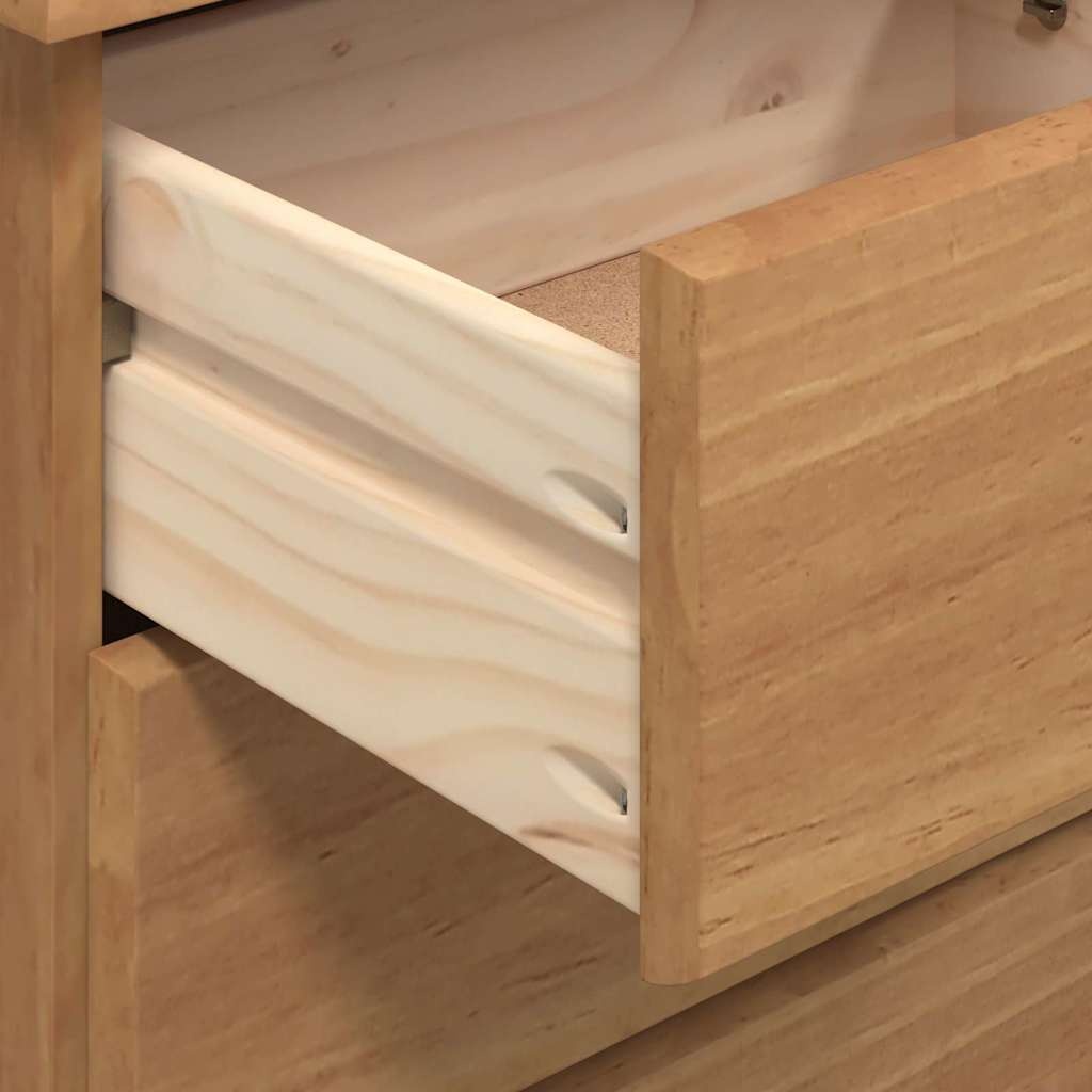 vidaXL Ladekast ASKIM Bruin (42% Korting!) - Massief Grenenhout