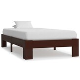 vidaXL Bedframe Grenenhout 100x200 cm - 47% Korting!
