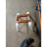 vidaXL Eetkamerstoel Gebogen Hout/Kunstleer Crème - 68% Korting!