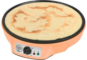 Bestron Crêpe Maker - 1000W - Ø 30cm - Oranje - Nu met 57% korting!