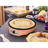 Bestron Crêpe Maker - 1000W - Ø 30cm - Oranje - Nu met 57% korting!