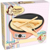 Bestron Crêpe Maker - 1000W - Ø 30cm - Oranje - Nu met 57% korting!