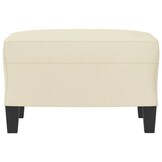 vidaXL Voetenbank Crème Kunstleer - 42% Korting