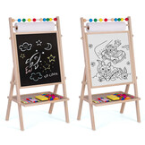 Dubbel Schrijfbord met Tekenpapier & Accessoires - 35% Korting!