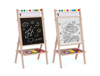 Dubbel Schrijfbord met Tekenpapier & Accessoires - 35% Korting!