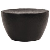 vidaXL Salontafel Alu Zwart - 50x30 cm - 35% Korting!