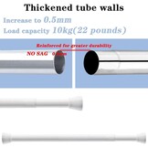 Verstelbare Douchegordijnstang - Geen Boren! 30% Korting