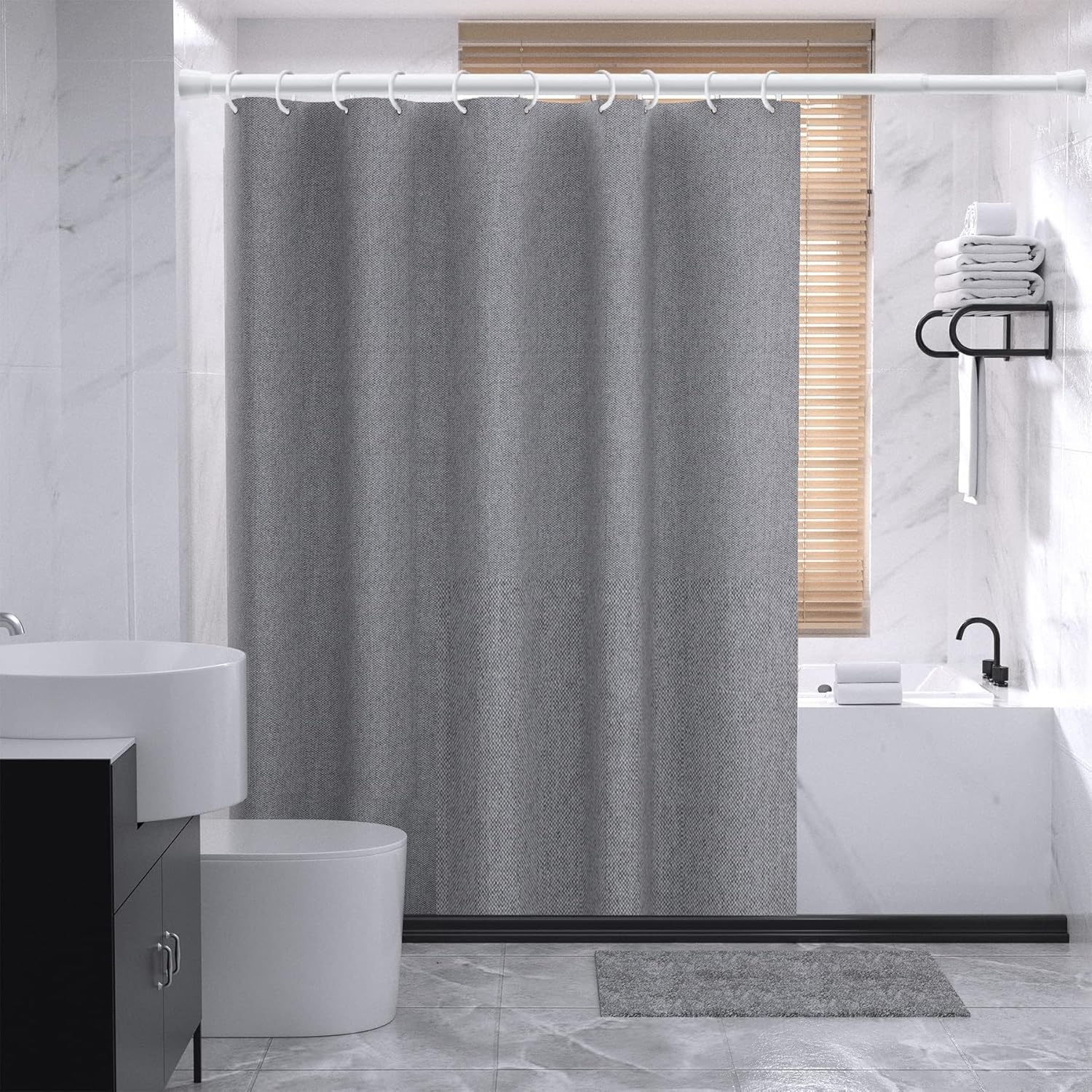 Verstelbare Douchegordijnstang - Geen Boren! 30% Korting