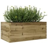 vidaXL Plantenbak Grenenhout (110x60x45,5 cm) - 55% Korting!