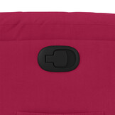 Fotel elektrycznie regulowany, winna czerwień