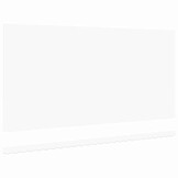 vidaXL Zonnescherm Vervangingsdoek Wit 600x300cm - 35% Korting!