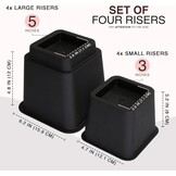 Utopia Bedding Meubelverhogers (8-delig) - 35% korting!