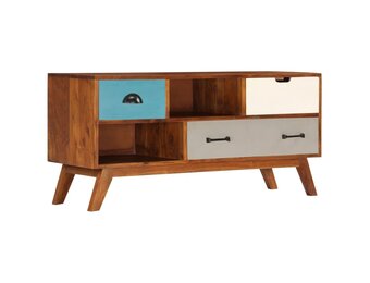 VidaXL TV-meubel acaciahout - 110x35x50 cm - Met 55% korting!